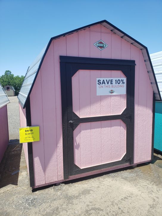 Larger coop, pink, as purchased from Ron&rsquo;s