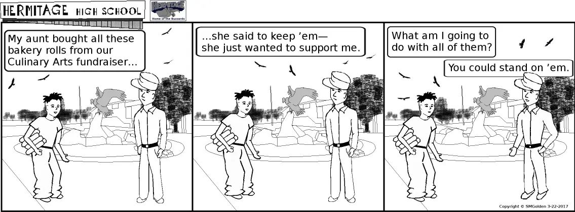 Comic strip: Fundraiser