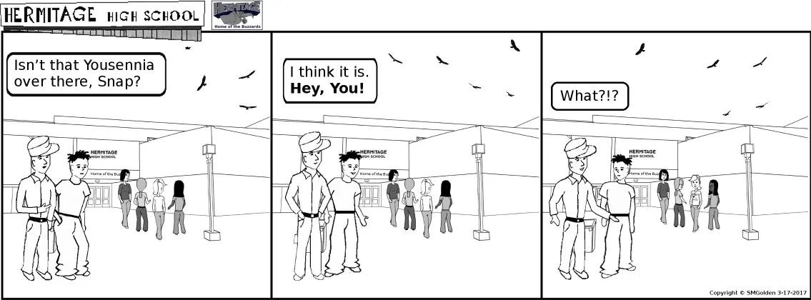 Comic strip: Yousennia -Hey, You!