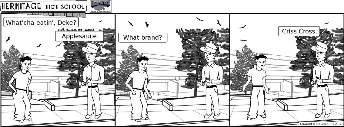 Comic strip: Applesauce